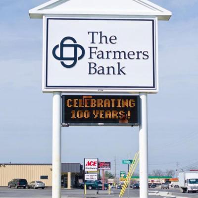 Farmers Bank | Pylon Sign