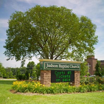 Judson Baptist Church | Monument  LED Sign